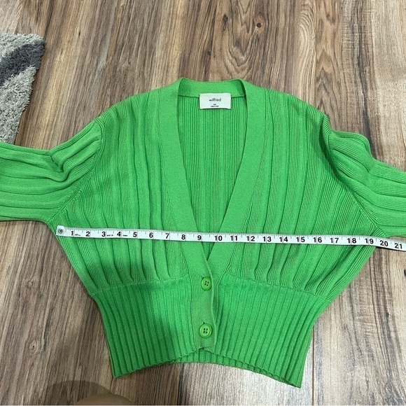 Aritzia Wilfred Thais Wool Plunge Cardigan - Picture 10 of 13